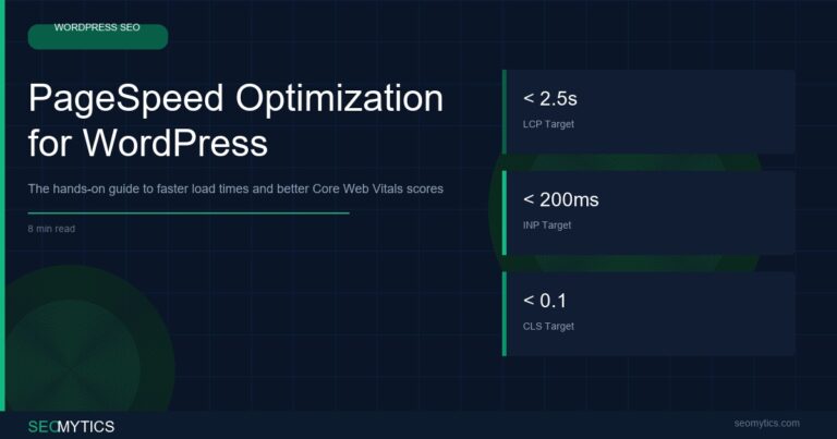 PageSpeed Optimization for WordPress: A Hands-On Guide to Faster Load Times
